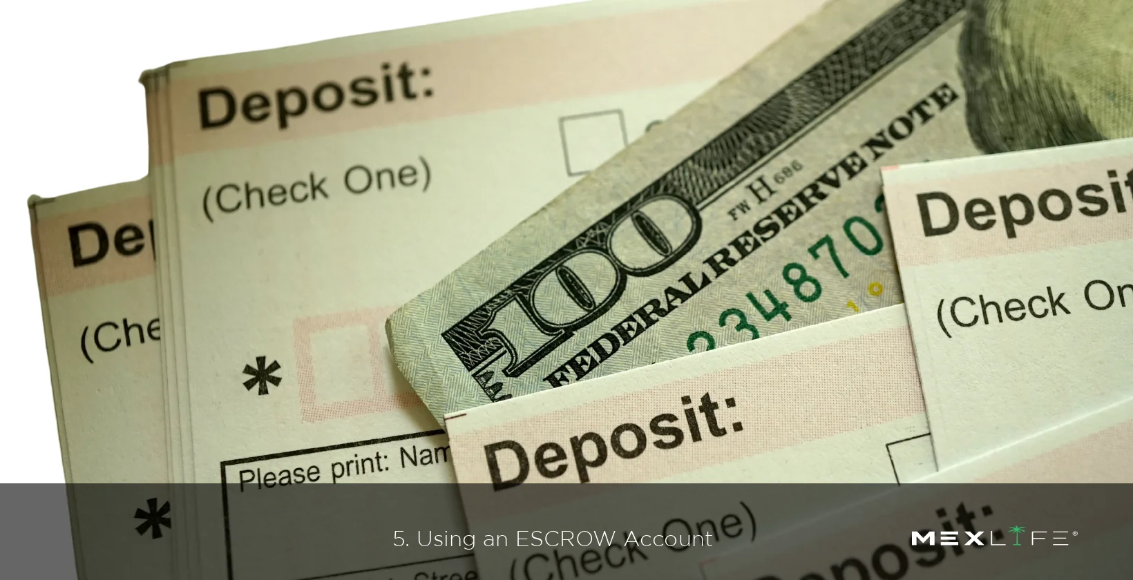 Using an escrow account