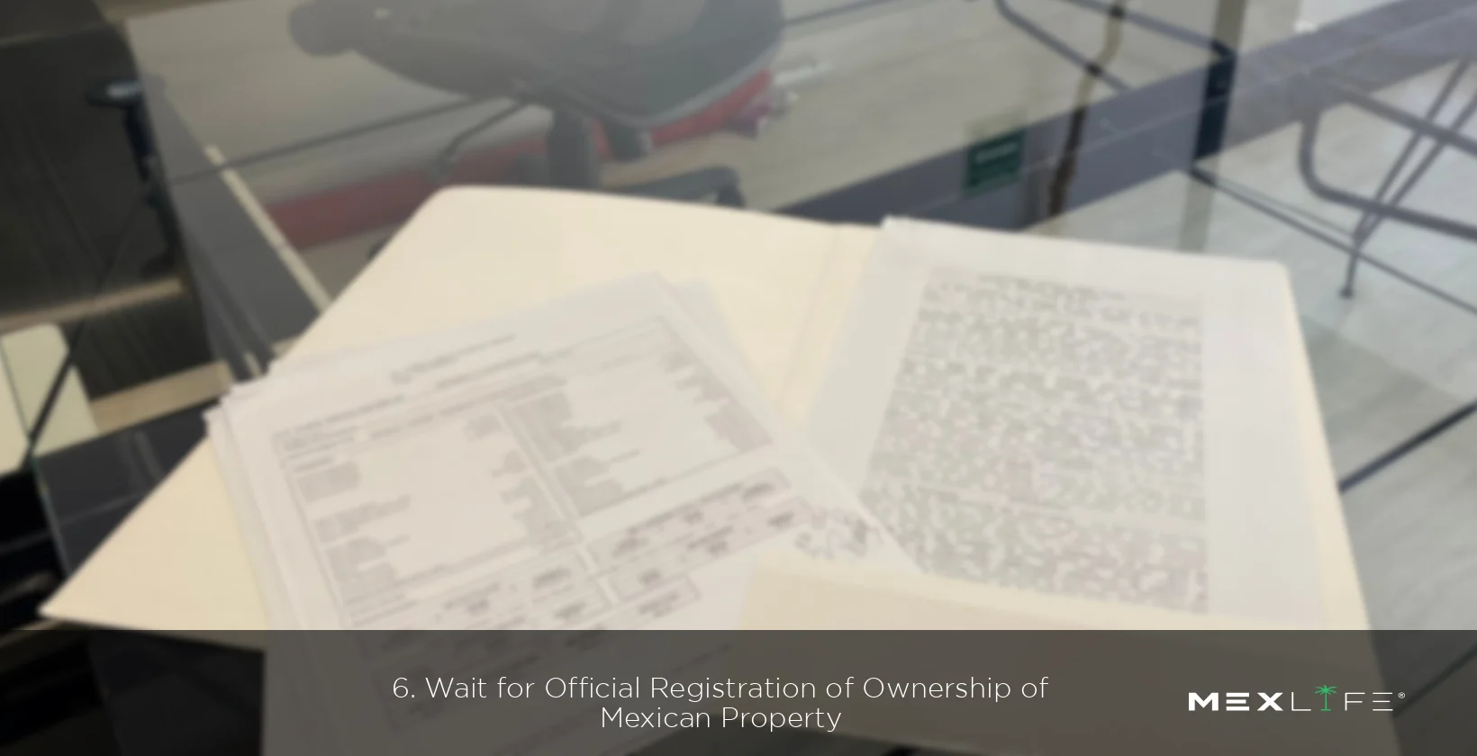 Waiting for official registration of property ownership in Mexico